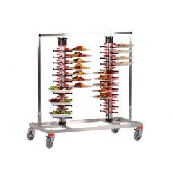 Plate Mate Katlı Tabak Arabası İkili